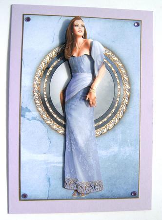 Art Deco Lady Pearl (lilac) by Margaret Scott