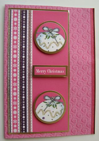 Bright Pink Glitter Swirl Backing Paper by Margaret Scott