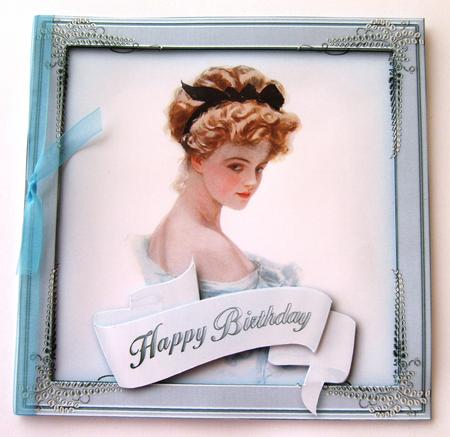 Foxy Gentlewoman 8x8 Card Kit by Margaret Scott