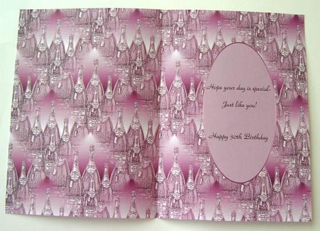 Pink Champagne Insert by Margaret Scott