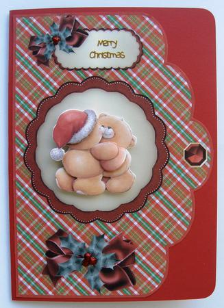Christmas Plaids - Green and Red by Margaret Scott