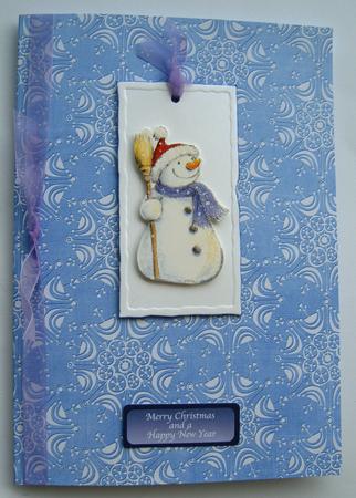 Pale Snowflake Blue A4 Backing Paper by Margaret Scott