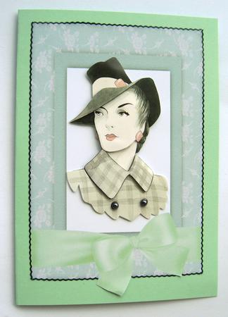 Pastel Patterned 2 x Toppers by Margaret Scott
