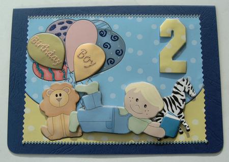 Birthday Boy-2 & 3 Yrs-topper by Margaret Scott