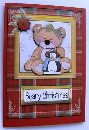 Plaid Beary Christmas by Margaret Scott