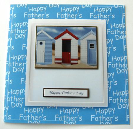 5x5 Happy Fathers Day Card Fronts by Margaret Scott