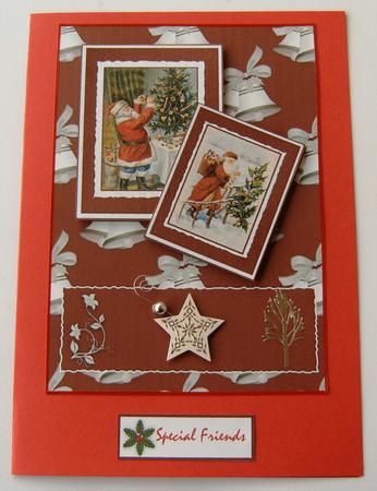 Santa Xmas Toppers by Margaret Scott