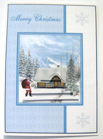 Snowy Cottage Scene by Margaret Scott