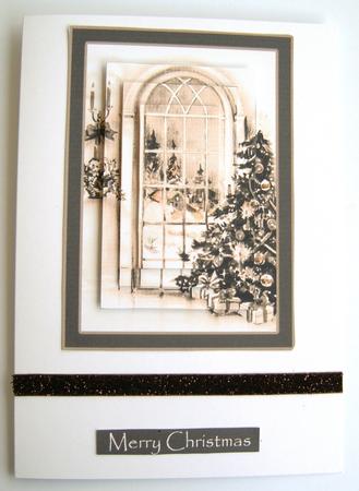 Its Christmas Time Vintage in Light Sepia by Margaret Scott