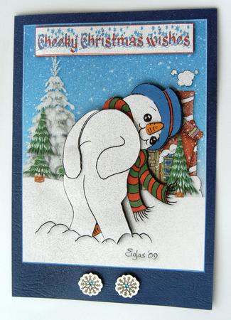 Cheeky Snowman Wishes by Margaret Scott