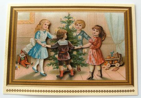 Christmas Celebrations Decoupage Topper by Margaret Scott