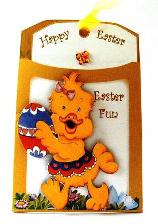 Easter Pocket Tag Card by Margaret Scott