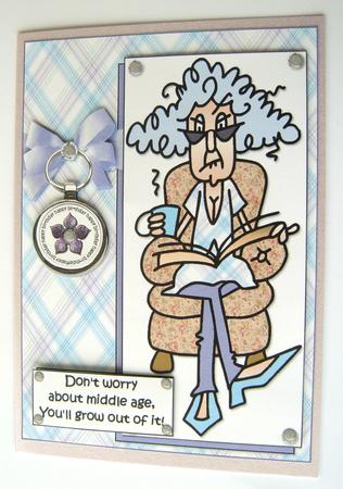 Stella Advice for Middle Age Quick Card by Margaret Scott