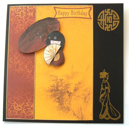 Oriental Any Occasion Card by Margaret Scott