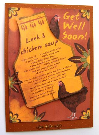 Leek and Chicken Soup Recipe Get Well Soon by Margaret Scott