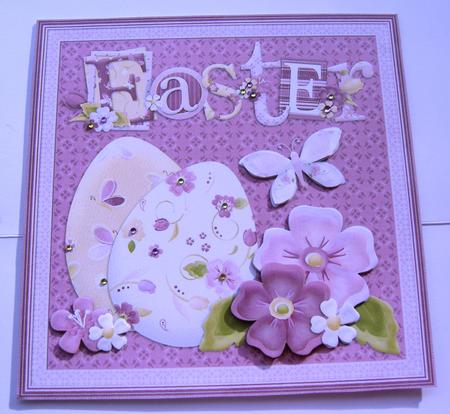 Easter Card Front by Margaret Scott