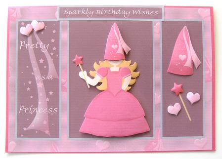 Mad Hatters - the Pink Princess Toppers & Decoupage by Margaret Scott