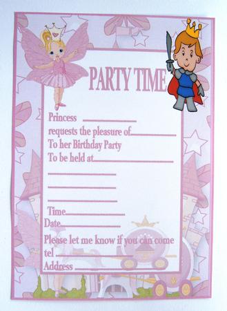 Prince and Princesses Party Invites by Margaret Scott