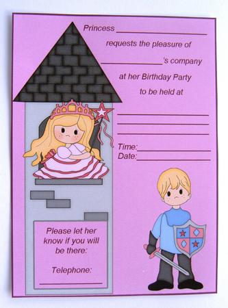 Princess Party Invitation by Margaret Scott