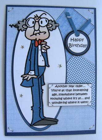 Gus at an Interesting Age Quick Card by Margaret Scott