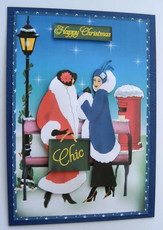 Deco Girls in Winter by Margaret Scott