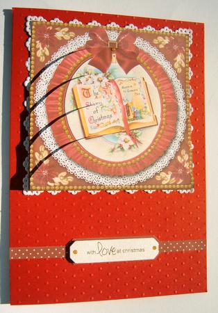 Glory Book Red 5in Round Bottom Stacker by Margaret Scott