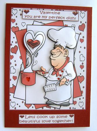 Valentine You Are My Perfect Dish by Margaret Scott