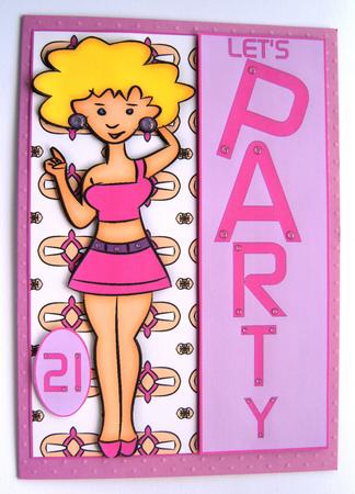 18/21 Lets Party by Margaret Scott