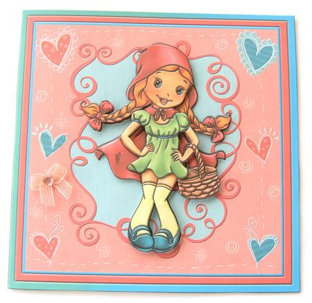 Red Riding Hood Age Card by Margaret Scott