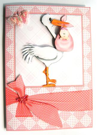 Special Delivery New Baby Girl Light Skin by Margaret Scott