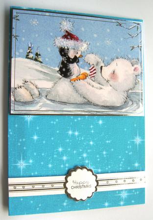 A4 Christmas Sparkle Background by Margaret Scott