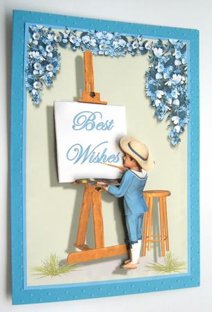 The Painter Card Front by Margaret Scott
