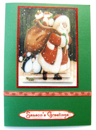 Santa & Friends Pyramid by Margaret Scott