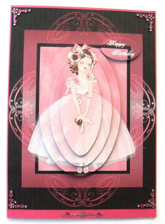 Pink Ballerina Oval Pryamage by Margaret Scott