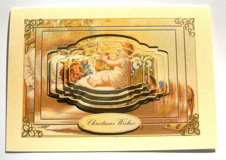 Childrens Christmas Vintage Card by Margaret Scott