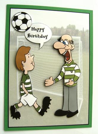 Celtic Dad Fathers Day/birthday by Margaret Scott