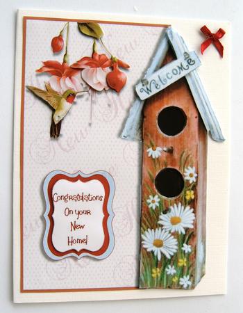 Birdhouse New Home by Margaret Scott