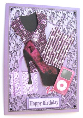 Girls Love Fashion Decoupage Topper by Margaret Scott