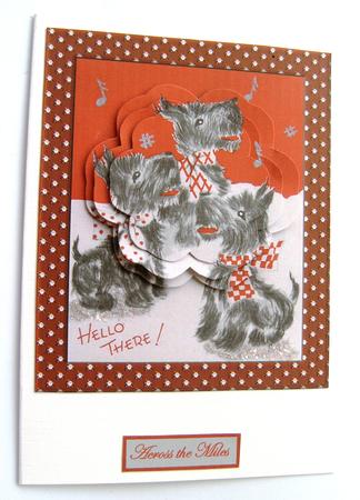 Scottie Dogs Wish You a Merry Christmas by Margaret Scott