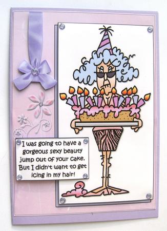 Stella Has a Surprise in Your Cake Quick Card by Margaret Scott