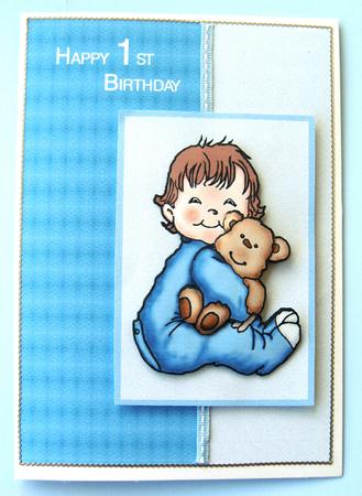 Baby Boy's 1st Birthday by Margaret Scott