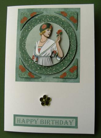 Elegant Lady Rose Topper & Decoupage by Margaret Scott