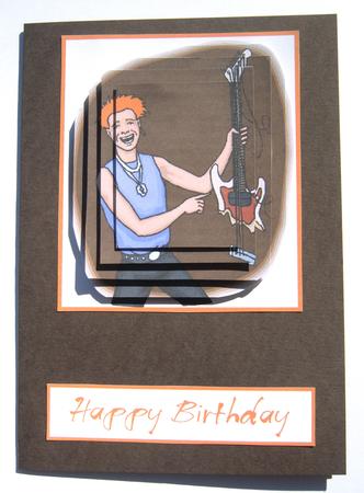 Teenage Musician 1 by Margaret Scott