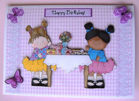 Me & My Friend Having a Tea Party by Margaret Scott