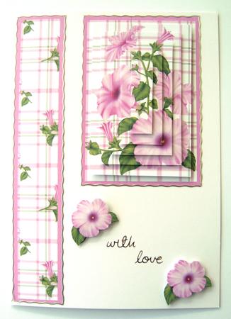 Pink Petunia Pyramid Design by Margaret Scott