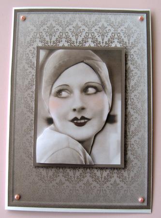 Vintage Vanity 3 Card Front by Margaret Scott