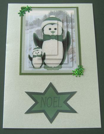 Green Penguin Noel by Margaret Scott