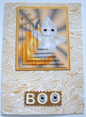 Pumpkin and Ghost by Margaret Scott