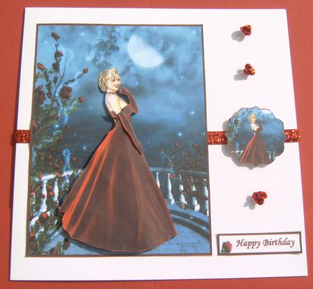 Lady in Red Step by Step by Margaret Scott