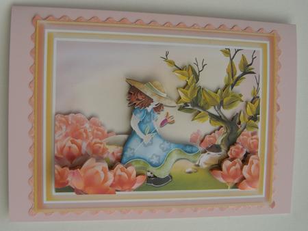 Sassy Girl & Peonies Step by Step Decoupage by Margaret Scott
